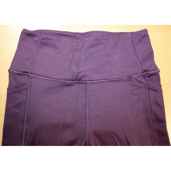 Womens Victoria's Secret Essential High-Rise Pocket Leggings 2/165/64A XS Wine - Picture 3 of 8